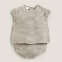 Костюм Zara Home Tricot, бежевый