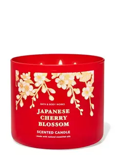 Свеча с 3 фитилями Japanese Cherry Blossom, 14.5 oz / 411 g, Bath and Body Works