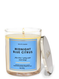 Фирменная свеча с одним фитилем Midnight Blue Citrus, 8 oz / 227 g, Bath and Body Works