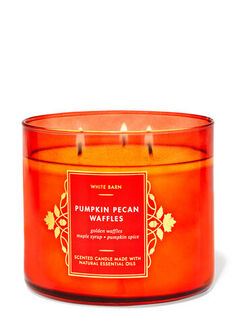 Свеча с 3 фитилями Pumpkin Pecan Waffles, 14.5 oz / 411 g, Bath and Body Works