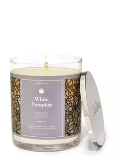 Фирменная свеча с одним фитилем White Pumpkin, 8 oz / 227 g, Bath and Body Works