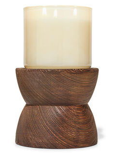 Подсвечник с 3 фитилями Woodgrain Pedestal, Bath and Body Works