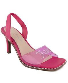 Женские классические сандалии Greysi Lucite с ремешком Juicy Couture, розовый
