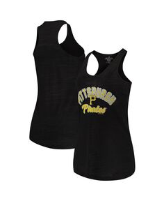 Женская черная майка Pittsburgh Pirates Multicount Racerback Soft As A Grape, черный