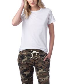 Женская футболка Tri-Blend Crew из модала Macy&apos;s, белый Macy's