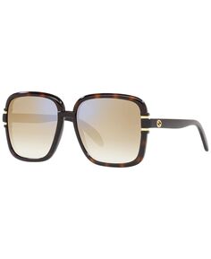 Женские солнцезащитные очки, GG1066S 59 Gucci, коричневый