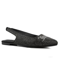 Женские туфли на плоской подошве с ремешком на пятке, украшенные рыбами Juicy Couture, черный