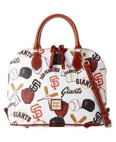 Женская белая сумка на молнии San Francisco Giants Game Day Dooney &amp; Bourke, белый