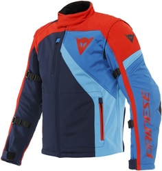 Куртка Dainese Ranch Tex мотоциклетная, темно-синий/светло-синий/красный