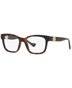 Женские прямоугольные очки, GC00163251-X Gucci, коричневый