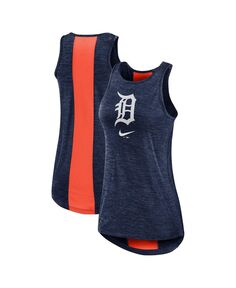 Женская темно-синяя майка Detroit Tigers Right Mix с высоким воротником Nike, темно-синий