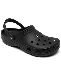 Мужские и женские классические сабо от Finish Line Crocs, черный