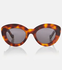 Солнцезащитные очки Anagram в оправе «кошачий глаз» Loewe, коричневый