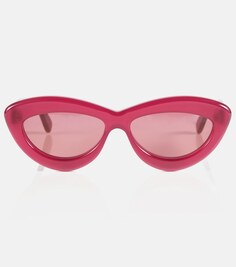Солнцезащитные очки «кошачий глаз» Loewe, розовый