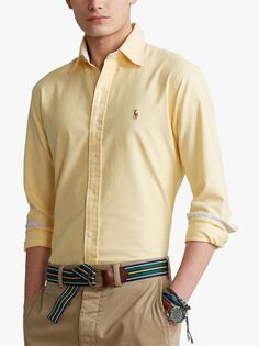 Оксфордская рубашка Polo Ralph Lauren, желтая