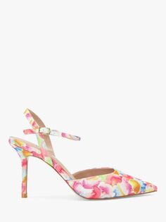 Туфли-лодочки с цветочным принтом Dune Clarisse, Многоцветный