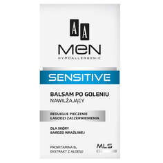 AA Men Sensitive увлажняющий бальзам после бритья для очень чувствительной кожи 100мл