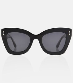 Солнцезащитные очки «кошачий глаз» с логотипом Isabel Marant, черный