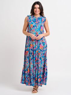 Платье макси с цветочным принтом Brakeburn Bloom, Многоцветный