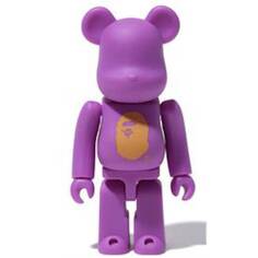 Фигурка виниловая Bearbrick Los Angeles Exclusive 100%, фиолетовый