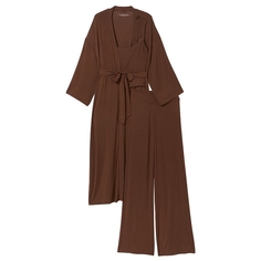Пижама Victoria&apos;s Secret Modal Three-Piece, коричневый