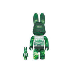 Фигурка Bearbrick My First Rabbrick Baby 100% &amp; 400% Set, зеленый