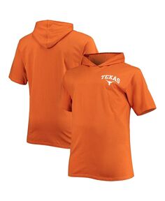 Мужская футболка с капюшоном texas orange texas longhorns big and tall team Profile