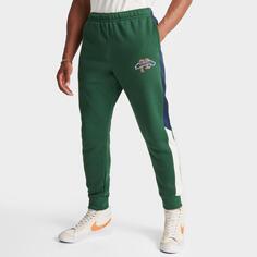 Мужские брюки-джоггеры Nike Sportswear Club из флиса с логотипом Swoosh High, зеленый