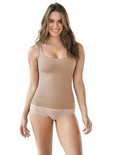 Топ Leonisa Shapewear Undetectable Edge Shaper Tank, бежевый