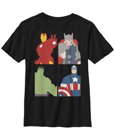 Детская футболка с логотипом Marvel Avengers Assemble для мальчиков Fifth Sun