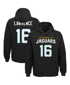 Черная толстовка с капюшоном Big Boys Trevor Lawrence Mainliner Jacksonville Jaguars с именем и номером игрока Outerstuff