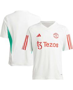 Белая тренировочная майка Big Boys Manchester United adidas