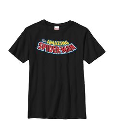 Детская футболка с логотипом Amazing Spider-Man для мальчиков Marvel