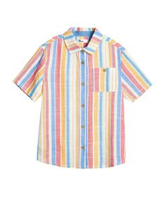 Рубашка в полоску для больших мальчиков, созданная для Macy&apos;s Epic Threads