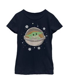 Детская футболка «Звездные войны», «Мандалорское Рождество», «Детский космический круиз» Disney Lucasfilm