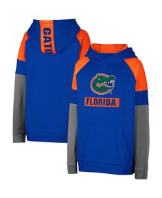 Пуловер реглан с цветными блоками Big Boys Royal Florida Gators Colosseum