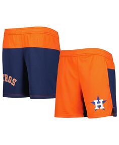 Оранжевые эластичные шорты для мальчиков и девочек Houston Astros 7th Inning Outerstuff