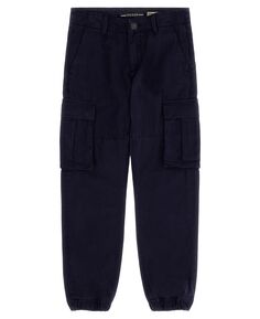 Саржевые брюки-карго для больших мальчиков с эластичными манжетами GUESS