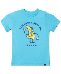 Футболка с рисунком Гавайских плавников для малышей и маленьких мальчиков Quiksilver