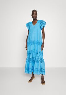 Платье макси Bruuns Bazaar, лазурно-голубой