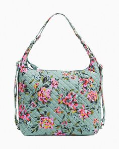 Сумка Vera Bradley Cotton Convertible, бирюзовый/мультиколор