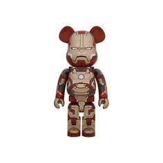 Фигурка Bearbrick x Iron Man Mark XLII 1000%, мультиколор