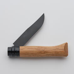 Карманный нож OPINEL № 8, 8,5 см, нержавеющая сталь, береза ​​с коричневыми ламелями