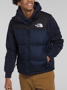 Жилет Nuptse 1996 года в стиле ретро – мужской The North Face, синий