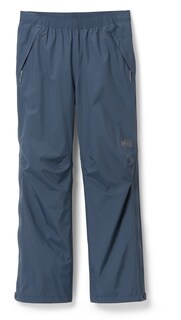 Непромокаемые брюки Rainier с молнией во всю длину — мужские REI Co-op, синий