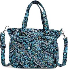 Хлопковая сумка через плечо Vera Bradley с несколькими ремешками, мечтатель пейсли