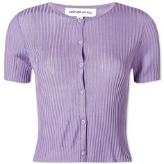 Топ Mother of All Eline Mini Button Front Knitted Top