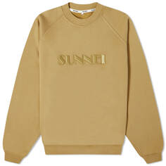 Толстовка Sunnei Big Logo Embroidered Crew Sweat