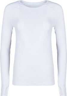 Бесшовный топ для тренировок с длинными рукавами Athlete — женский Sweaty Betty, белый