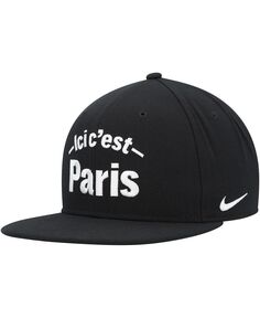 Молодежная черная кепка Paris Saint-Germain Pro Snapback Nike